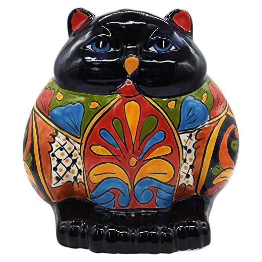 Talavera Pottery Fat Cat Planter