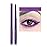 ONarisae eyeliner pencil retractable eyeliner creamy pigmented smudge proof eye liner pen Purple