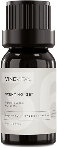 Miniatura 1009 de VINEVIDA [4 onzas] Aceite de fragancia de madera de teca de caoba para fabricación de velas y fabricación de jabón, aromas de velas prémium para