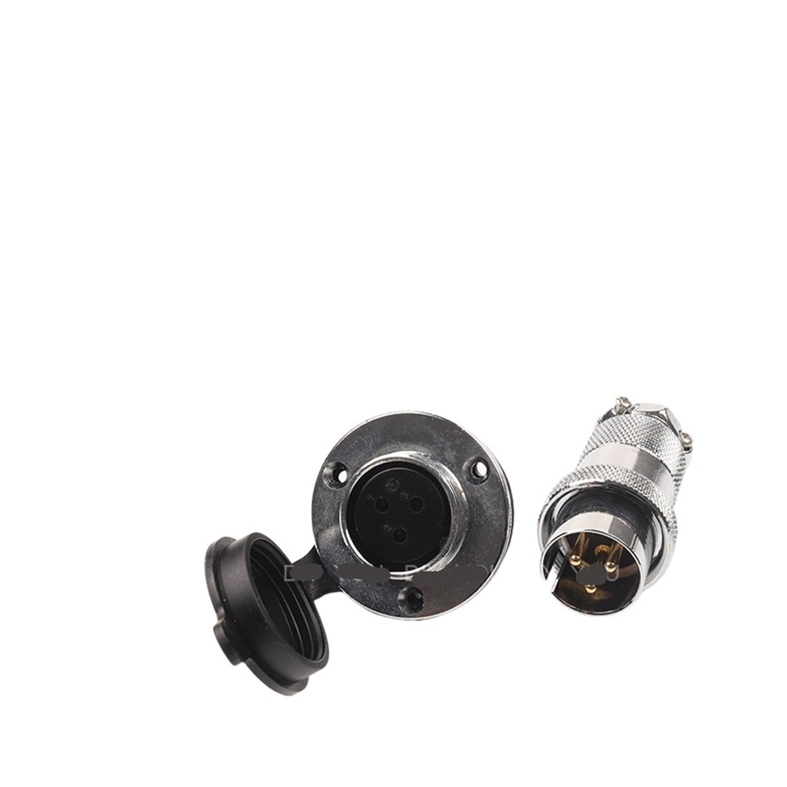Connecteur femelle à bride ronde DF25 GX25 anti-vibration pour réparation câble M25