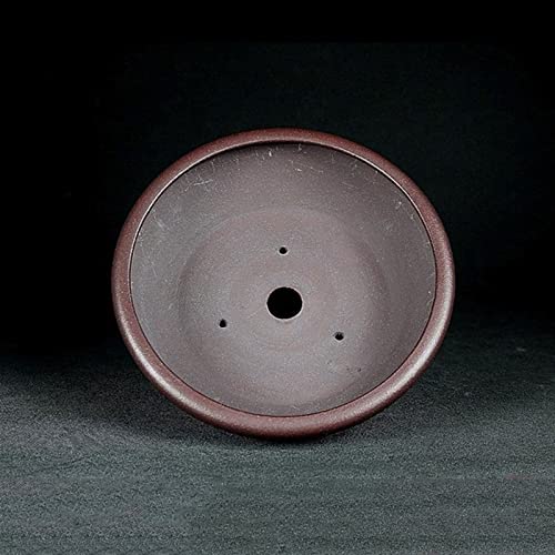 Pot de fleur sable violet grand format rond antique intérieur - 3