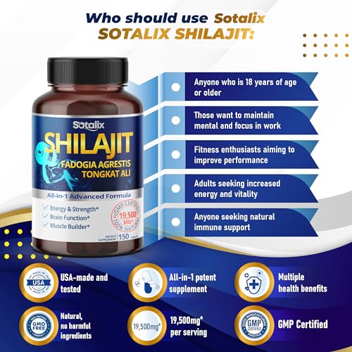 SOTALIX-SUPPLEMENT-Shilajit-19500mg-with-L-Arginine-Fadogia-Agrestis-Tongkat-Ali-Energy-Strength-Brain-Function-Muscle-Builder-USA-Made-Tested-150-day-Supply-Pack-of-1