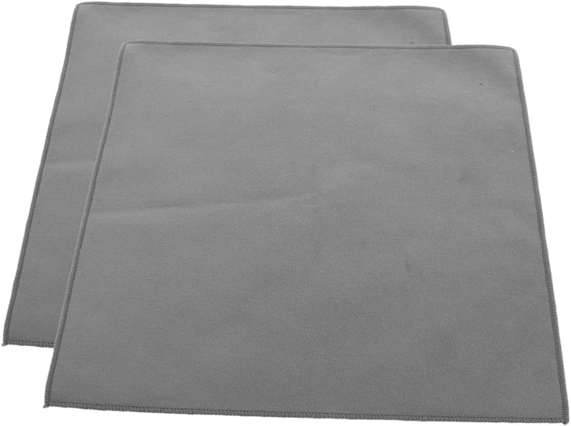 GARVALON 2pcs Microfiber Car Wash Towels 30x30cm Thick Absorbent Double-Sided Cleaning Cloths for Vehicle Exterior and Interior Detailing