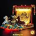 BrickBling LED Light Kit Compatible with Lego Galloping Horses Canvas, Creative Lighting Compatible with Lego Spring Festival 80119 (Not Included The Model) (80119-Classic Version)