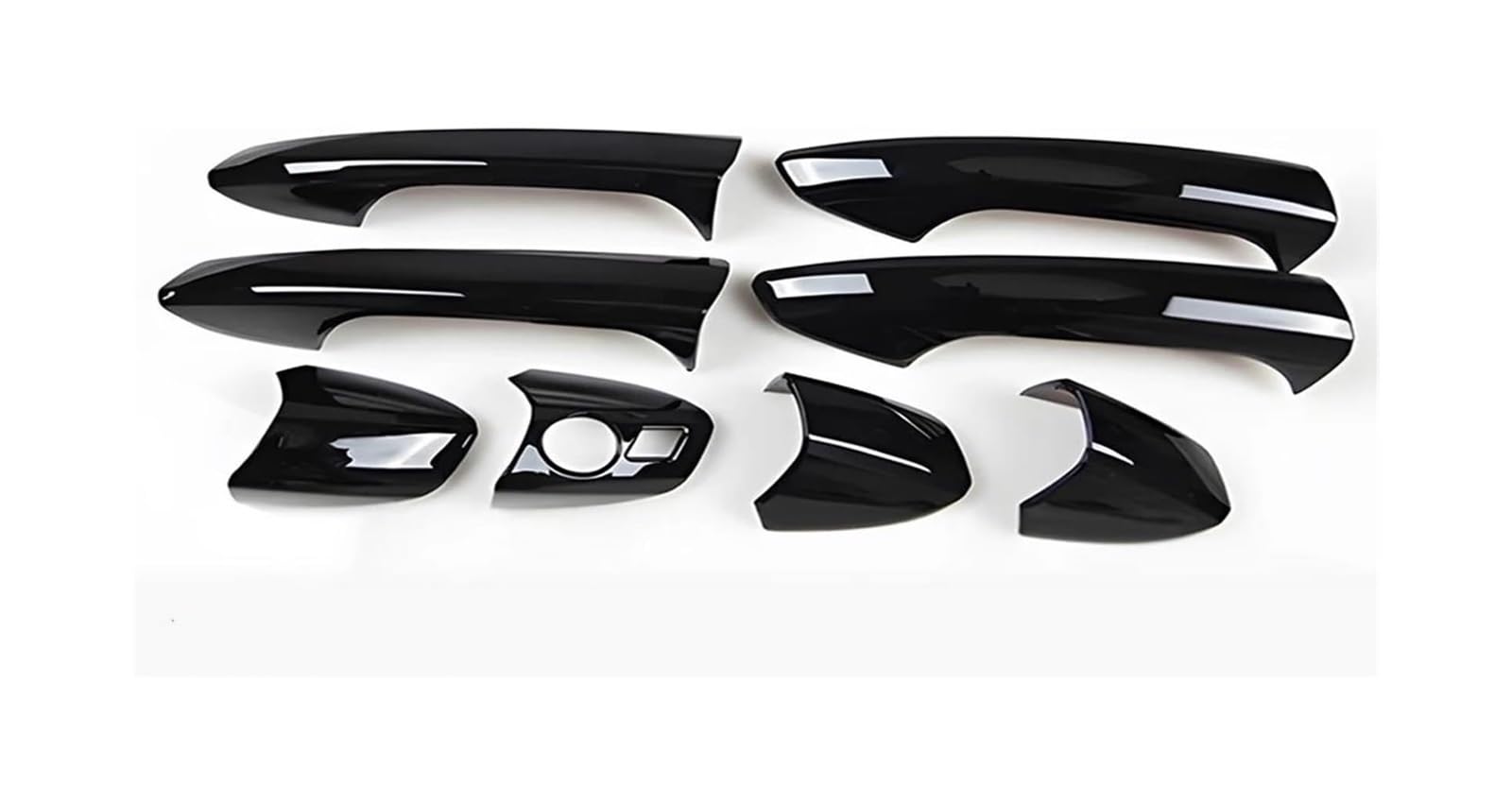 Hckclmbmzw L For Benz A Cla Gla Class W176 C117 For Coupe W117 X156 2013-2019 Car Door Handle Exterio Trim Cover Decoration Accessories Door Handle Cover(L)