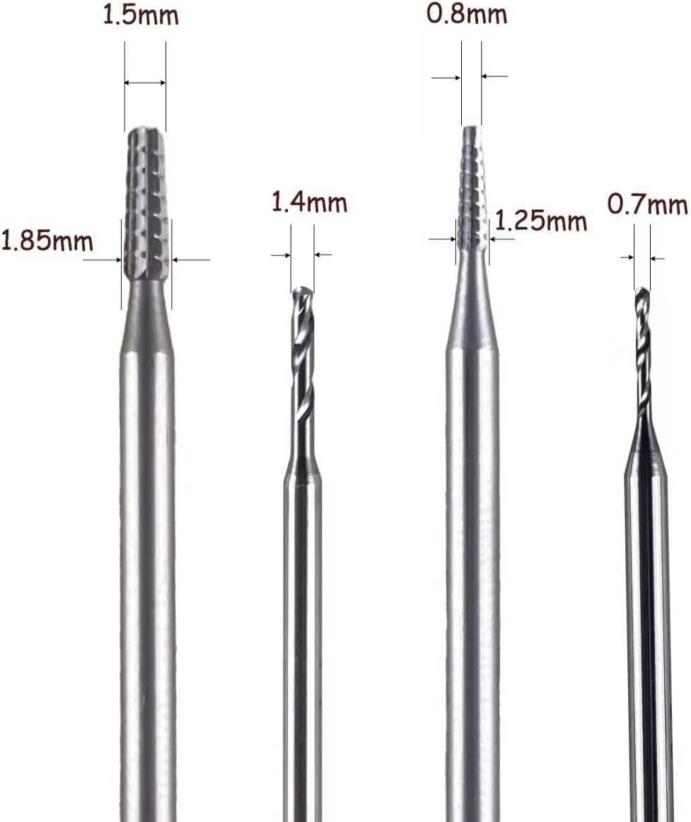 Damaged Screw Removal for Cell Phone, Rechargeable,Broken Screw Extractor for iPhone,4 Tungsten Steel Drill Bits(2.35mm) for Removing Stripped Screws Laptop Electronic Products Repair Kit, DIY Repair