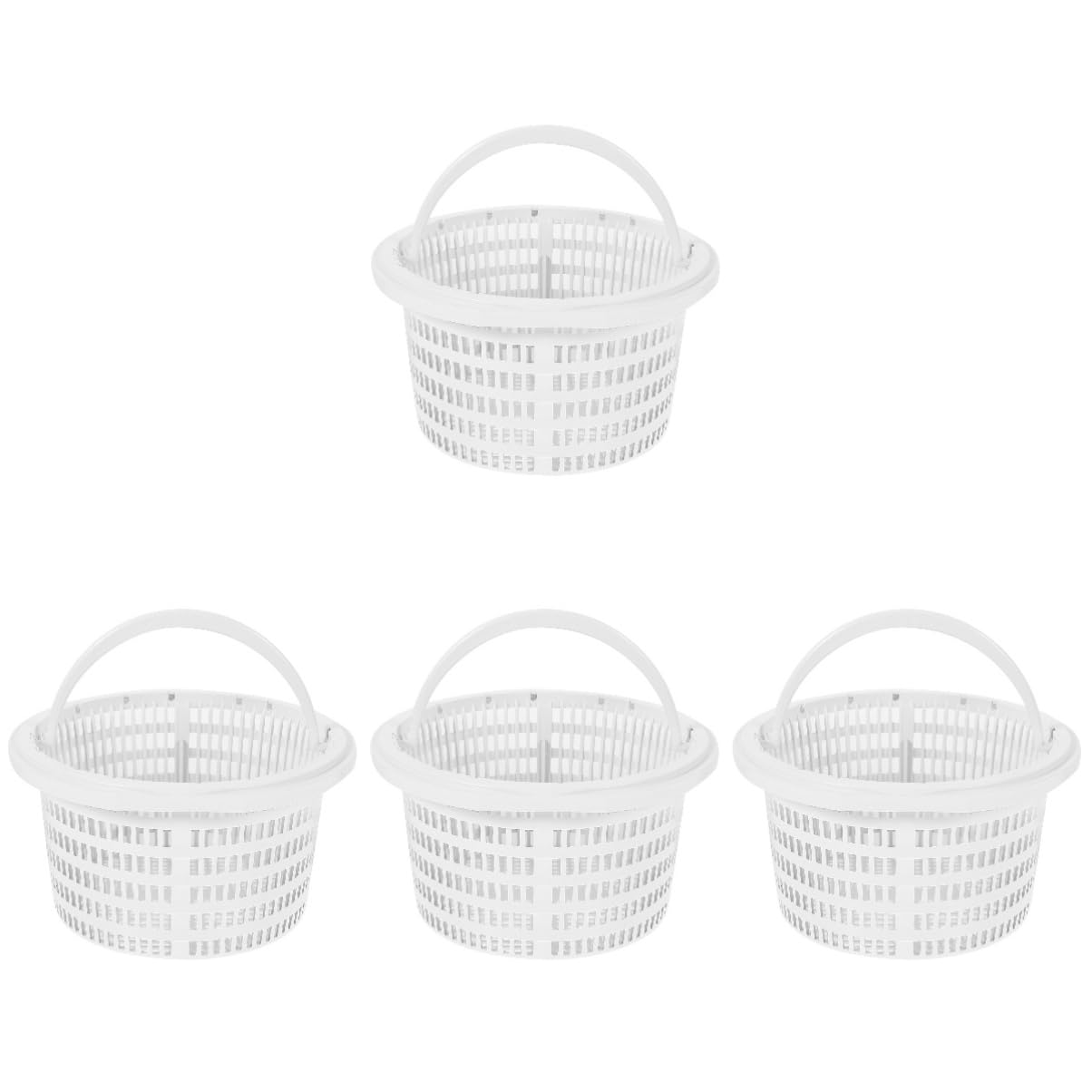 Toddmomy 4 Piezas Accesorios para Piscina cestas para Skimmer de Piscina Balde Limpiar Piscina filtros de Piscina Suministro de Filtro Cesta colador de Piscina el plastico