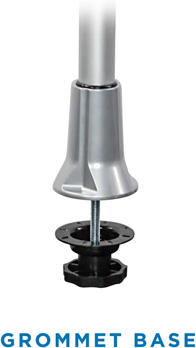 Mount-it! Height Adjustable Full Motion Two Monitor Computer Desk Mount Spring Arm Quick Release with Grommet Base (MI-45111)