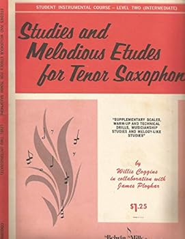 Paperback Studies and Melodious Etudes for Tenor Saxophone - Student Intermediate Course, Level Two (Intermediate) Book