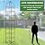 Heavy Duty 8.4 FT Garden Obelisk Trellis for Climbing Plants Outdoor, Rust-Resistant Large Metal Plant Support Tower with Bird Topper & Ground Stakes, Yard Art Decor for Roses Clematis Vines (Bronze)