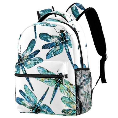 Sac à dos enfants libellule verte pour école primaire