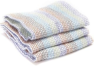 Full Circle Tidy Dish Cloths (Set of 3), Bamboo, Multicolored, 30.4x30.4x2.5 cm