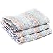 Full Circle Tidy 100% Organic Cotton Dish Cloths, Set of 3, Multicolored