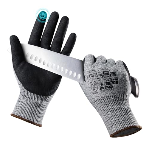 COOLJOB A3 Cut Resistant Fishing Gloves Women, Touchscreen