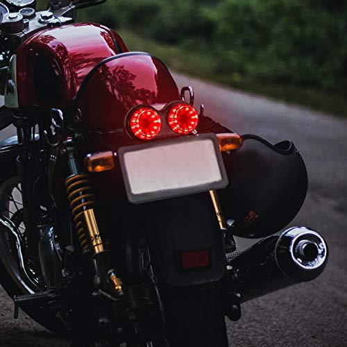 PROZOR Fanale Posteriore per Moto Omologazione E11...