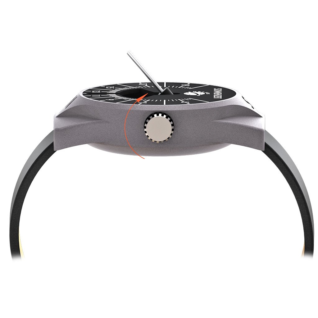 HELIOSWATCH Sonnenuhr am Handgelenk - Sonnenarmbanduhr