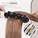 TYMO Ring Plus Ionic Hair Straightener Brush - Straightening Comb with Negative Ions for Women, Titanium Coating, 9 Temp Settings & LED Display, Dual Voltage, Professional Styling Tools, Gold Blush