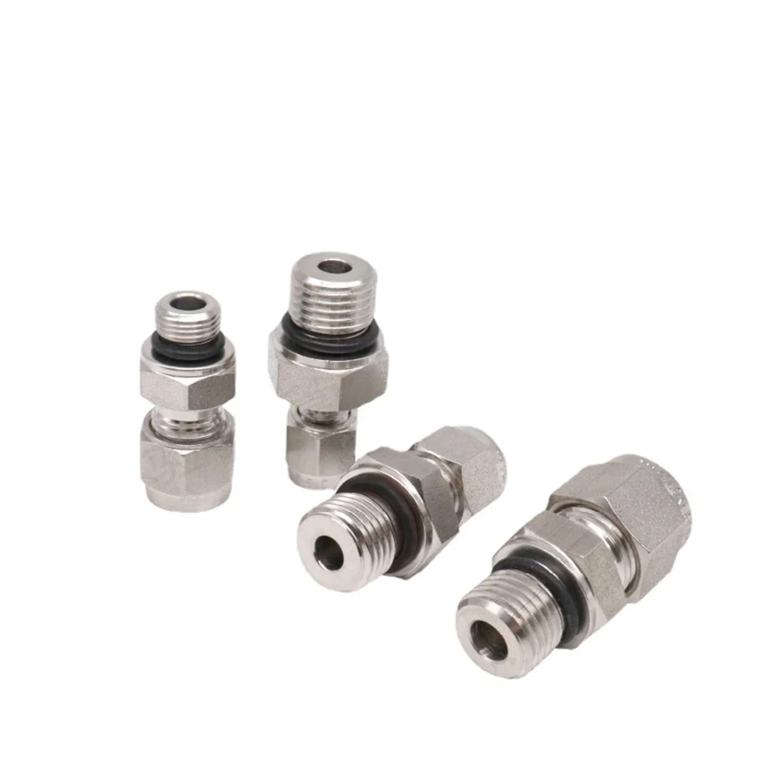 G 1/8" 1/4" 3/8" 1/2" 3/4" 1" BSPP Male To 3 6 8 10 12mm and 1/8-1" Inch Tube Compression Union SUS316L Stainless Pipe Fitting(1 Inch-G3l4BSPP)