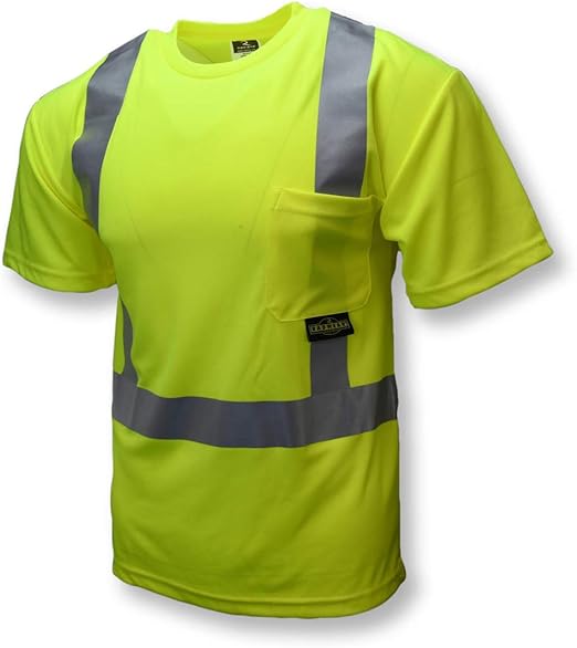 Radians ST11B Type R Class 2 Short Sleeve Black Bottom T-Shirt - Orange/Black - Size 2X