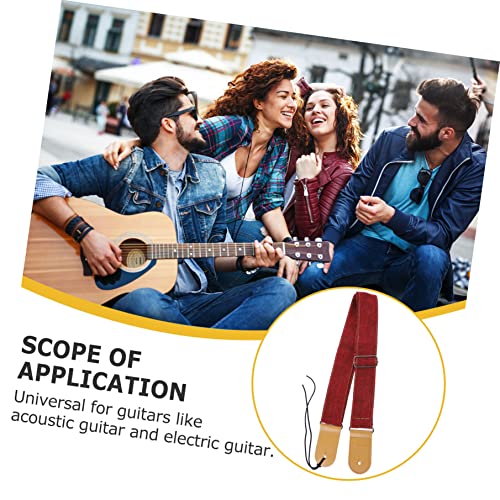 Milisten Sangle Sangles Basse Avec Épaule Et Acoustique Fournitures Pour Accessoires Guitares Coton Extrémités Guitare… - Les Beatles, Paul McCartney, John Lennon, RIngo Starr, George Harrison Milisten Sangle Sangles Basse Avec Épaule Et Acoustique Fournitures Pour Accessoires Guitares Coton Extrémités Guitare… – Image 5