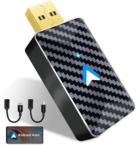 MSXTTLY Android Auto Wireless Adapter - Kabellos Android Auto Fürs Auto