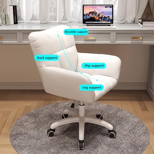 Chaise de bureau ergonomique fauteuil velours confortable pour salle d'étude - 8