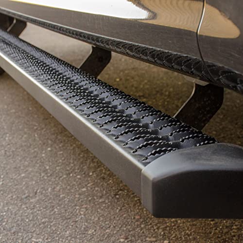 Estribos ARIES SlimGrip 5" x 78" aluminio negro miniatura 2
