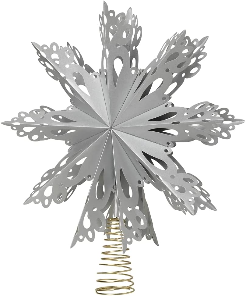 Broste Copenhagen Christmas Star 70080348 Christmas Tree Topper Silver 30 cm