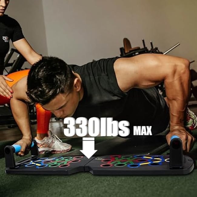 Sutekus Push Up Board for Men & Women Multi-function Detachable Push Up Bar for Strength Training Portable Home Gym Workout Equipment