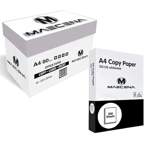 MAECENA A4 80gsm White Printer Paper Cover