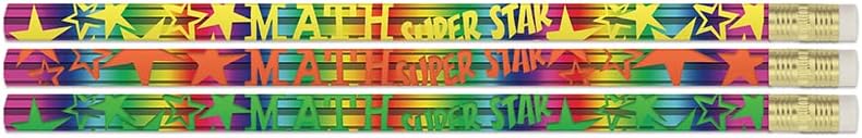 Musgrave Pencil Company Math Super Star 鉛筆 12本パック