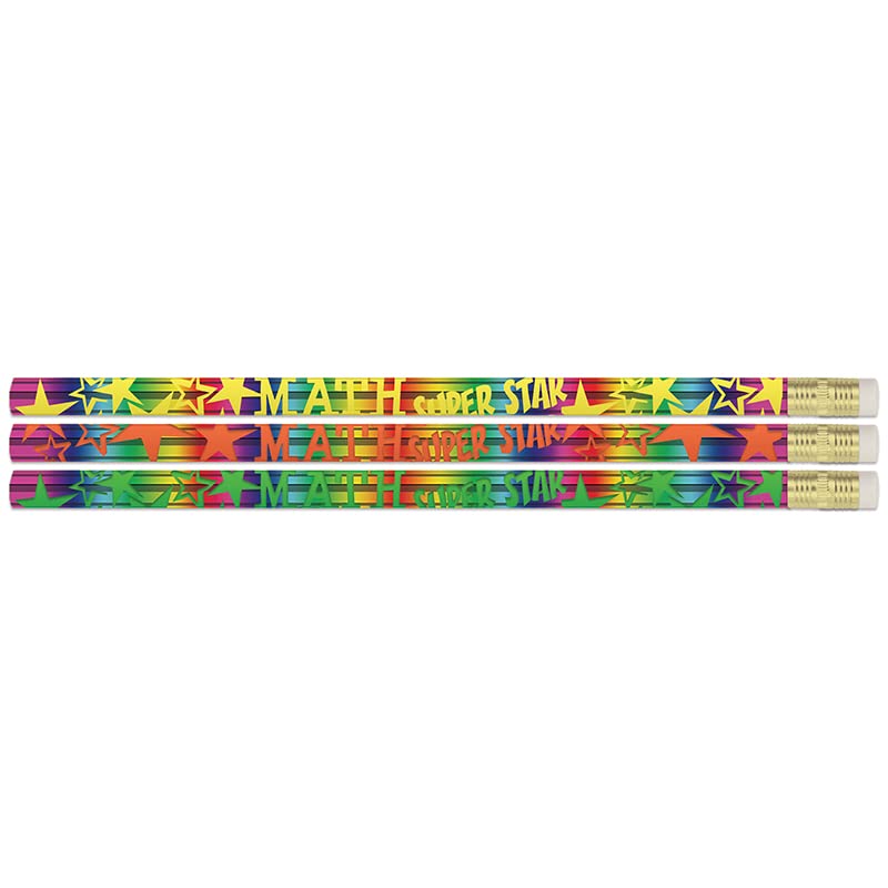 Musgrave Pencil Company Math Super Star Lápices, Pack de 12 miniatura 1
