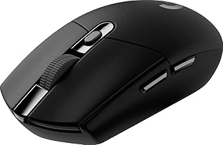 Logitech G305 Souris Gamer sans Fil, Capteur Gaming HERO, 12 000 PPP, Ultra-Léger, 6 Boutons Programmables, Batterie Longue Durée, Mémoire Intégrée, Compatible avec PC/Mac - Noire