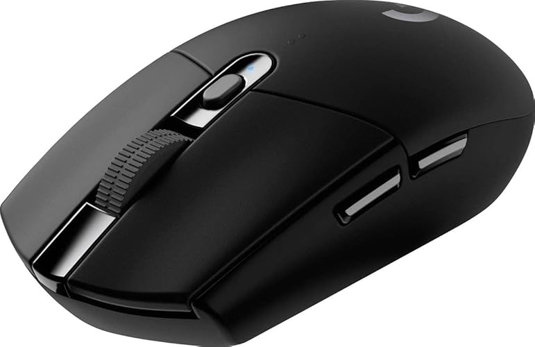 Logitech G305 LIGHTSPEED Ratón Inalámbrico para Juegos, Sensor HERO, 12,000 DPI, Ligero, 6 Botones Programables, 250h de Autonomía, Memoria a bordo, PC/Mac - Negro (Empaquetado Alemán)