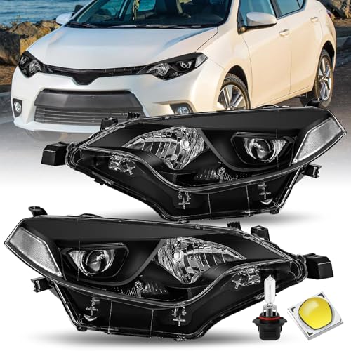 Image of JSBOYAT Headlights Assembly for 2014 2015 2016 Toyota Corolla
