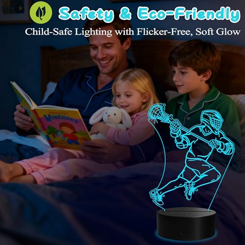 Veilleuse de crosse pour garçon télécommandée et dimmable RVB - 7