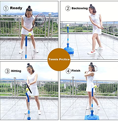 Tennis Trainingsapparatuur, Tennis Trainer Hit Oefening Hulp Racket Practice Sparring-apparaat voor tennisliefhebbers - Image 6