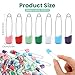 TIESOME 100 Pieces Diaper Pins, Diaper Safety Pin, 2.2 Inch Stainless Steel Diapers Pins for Cloth Diapers, with Plastic Safety Heads and Locking Closures, Colorful
