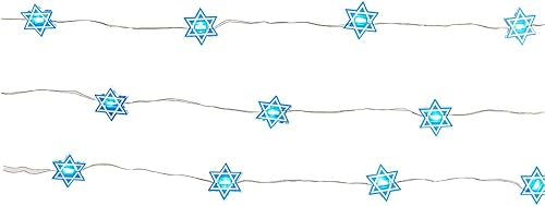 Miniatura 2 de Kurt Adler C5526 - Juego de 20 luces con diseño de estrella de David Fairie