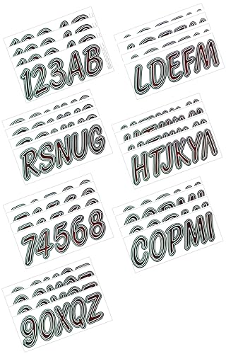 Hardline Products Series 400 Factory Matched 3-Inch Boat & PWC Registration Number Kit - Burgundy/Black - RUBKG400 - Thumbnail 3
