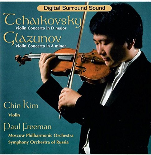 Violin Concerto [Audio CD] Tchaikovsky; Kim; Freeman; Glazunov and Mpo