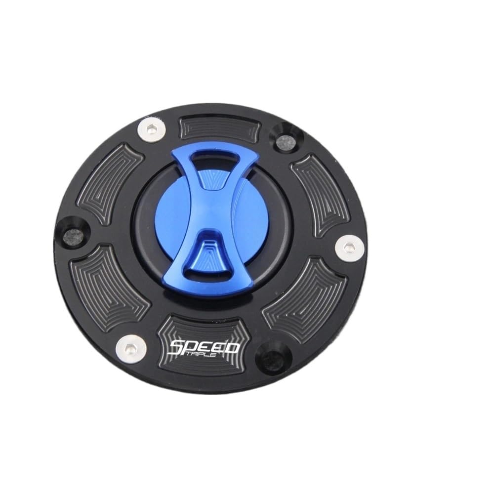 Moto Tapón Depósito Combustible Tapa de Tanque de Combustible de Motocicleta sin Llave CNC para TR&iumph para Speed ​​para Triple 1050 2005-2010
