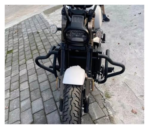 Crash bar QJMOTOR SRV700 pare-chocs de protection noire contre les chutes de moto