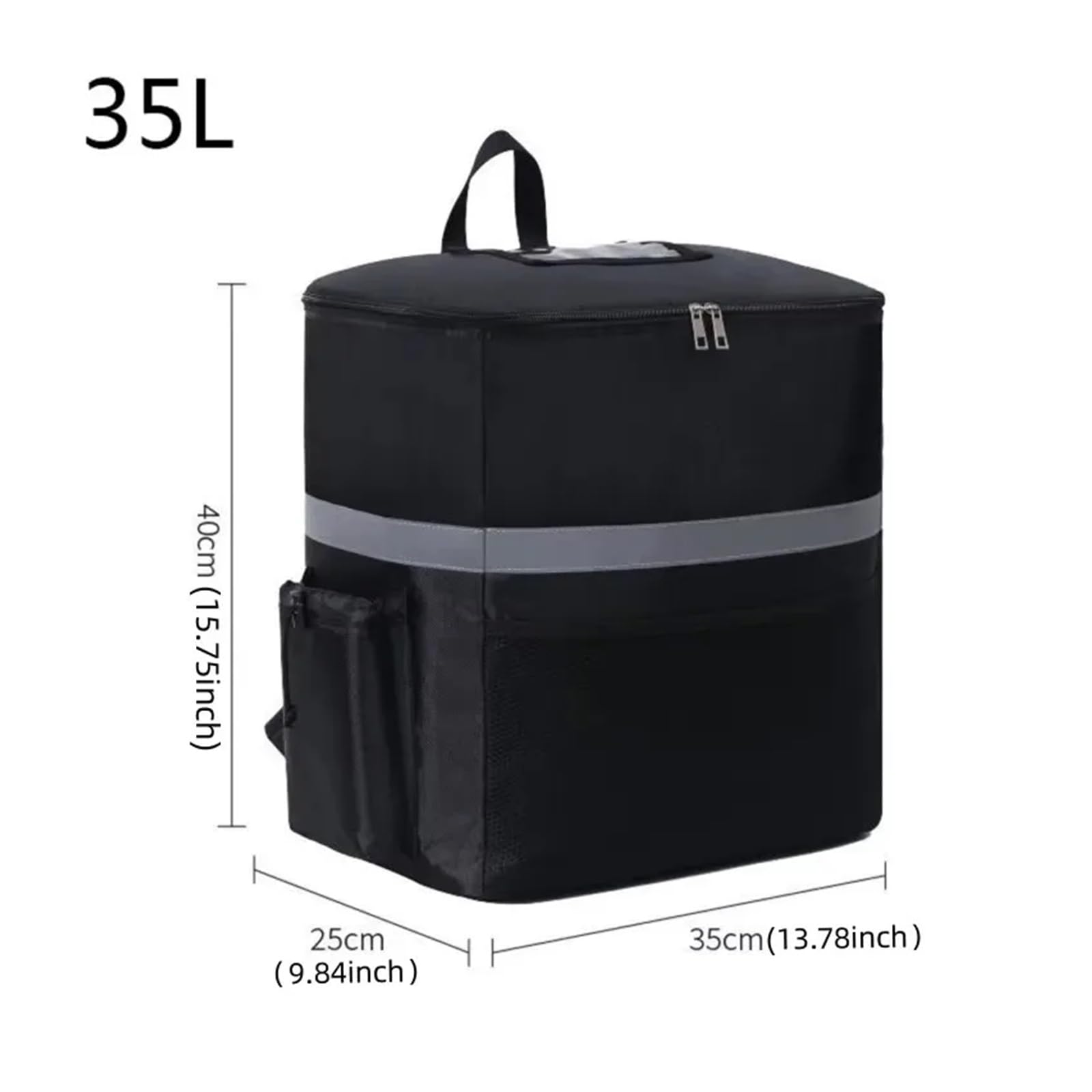 Glacière isotherme extra large de 35 L for aliments, sac à dos isotherme for conserver la fraîcheur et la livraison