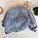 Ohrwurm Girls Pearl Jean Jacket Toddler Girl Denim Jackets Fashion Coat Baby Girls Clothes Outerwear Long Sleeve Jean Coat 3-4 Years