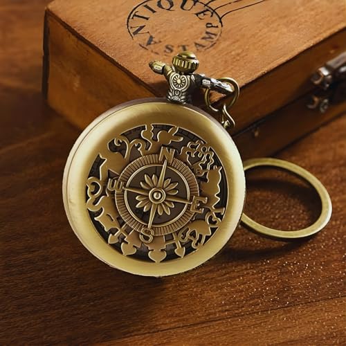 Image of Antique Bronze Pocket Premium Vintage Theme Metallic Home Key Chain & Key Rings | Best Gift for Men, Woman, Boys & Girls on their Special Occassions