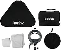 Vista 8 de Godox Softbox 32"x32" con soporte Speedlite S2 S-Type Speedlite, kit de caja suave de montaje Bowens para Godox V1 AD400Pro AD200 V860II TT685II
