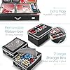 Hearth & Harbor Holiday Storage with Extra 2 PC of Christmas Storage Bins and Ribbon Storage Organizer - Fade Resistant Wrapping Paper Storage Containers with Wheels Fits Up to 30 Rolls of 40" Length #3