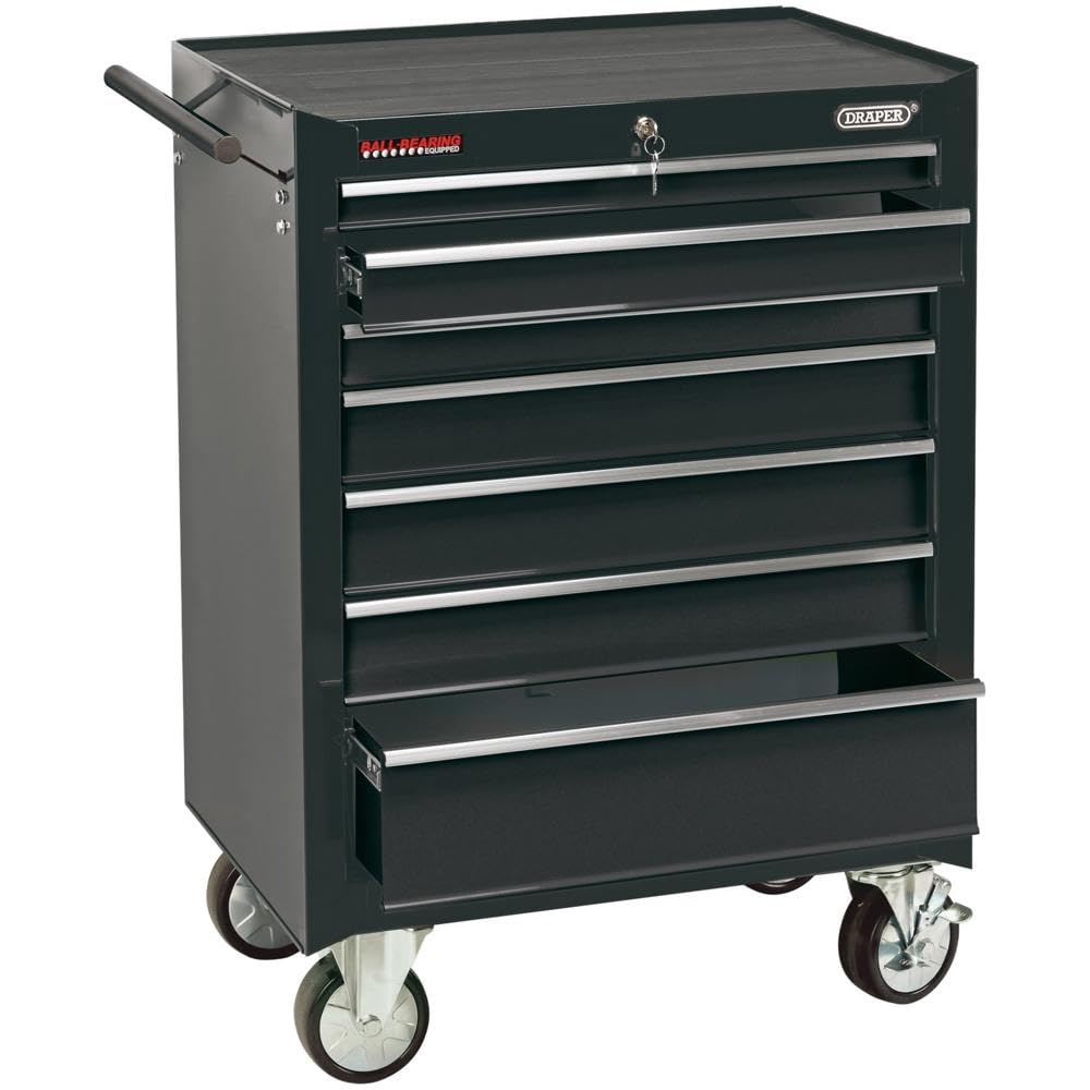 Draper Black 7 Drawer Tool Roller Cabinet
