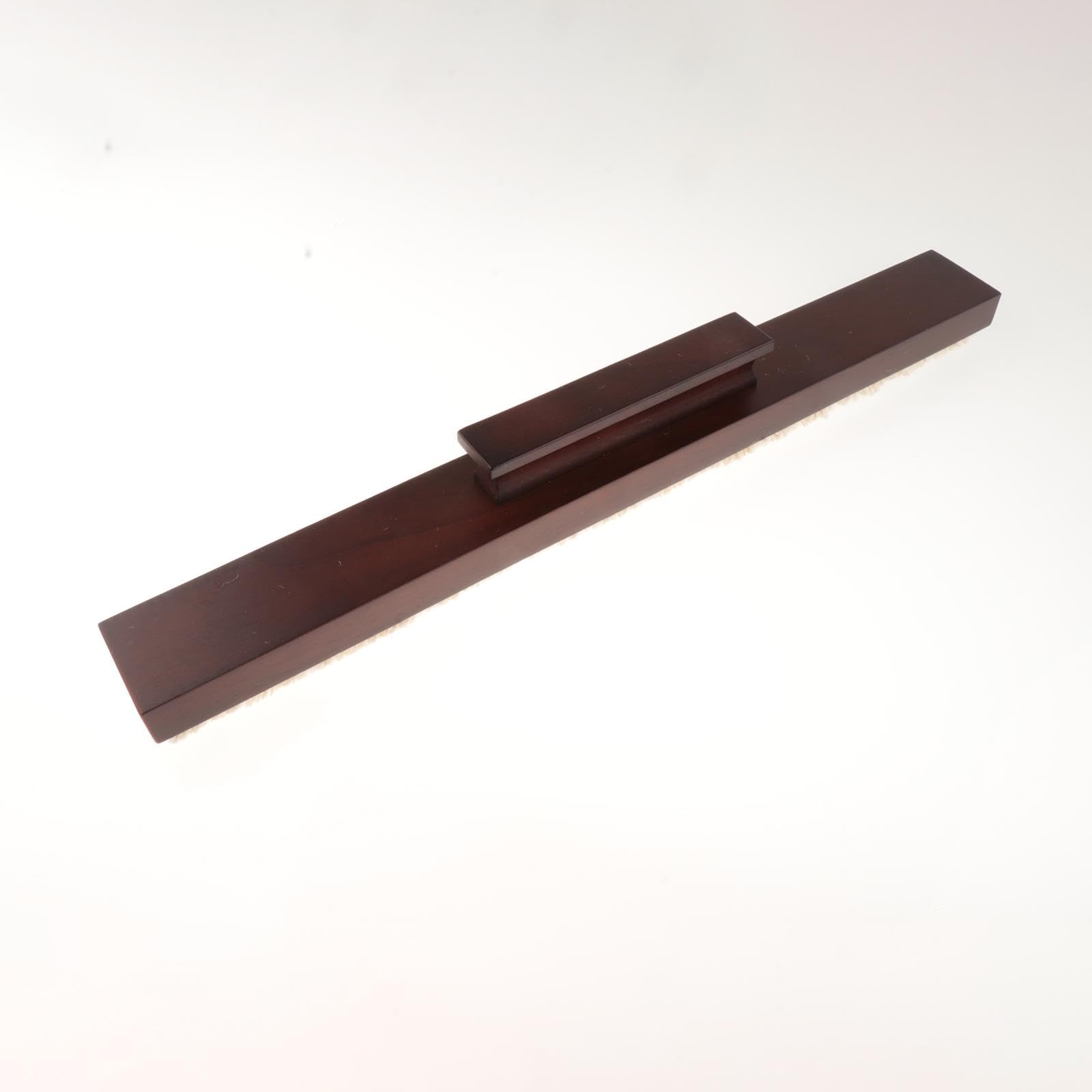 Cepillo de Limpieza para Mesa de Shuffleboard, Herramienta ergonómica de Madera para Interiores, Rojo Oscuro